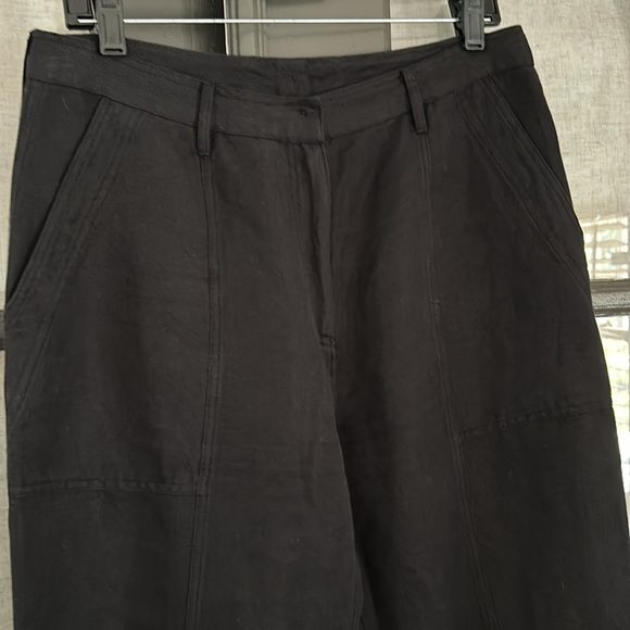 Apiece Apart Palma Chill Linen Blend Twill Crop Pants - Picture 5 of 9